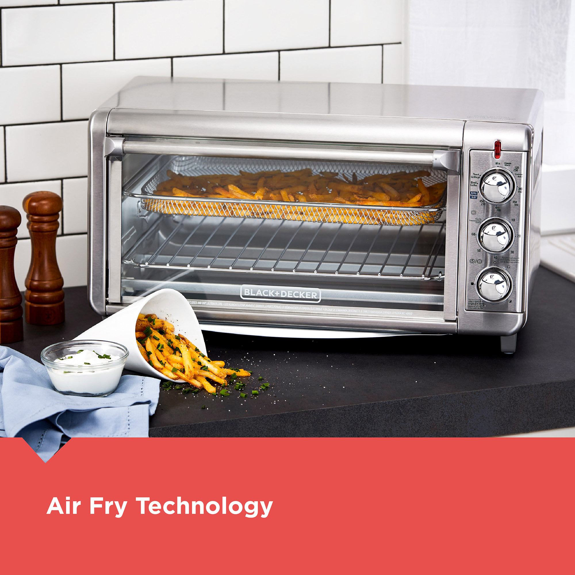 Extra Wide Crisp N Bake Air Fry Toaster Oven